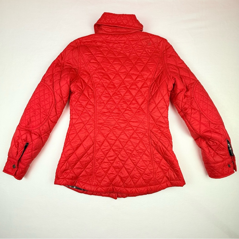 Pendleton Diamond Quilted Snap Puffer Jacket Red … - image 7